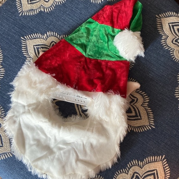 Men’s Christmas Elf costume red green festive holiday party Santa Halloween - Picture 9 of 14